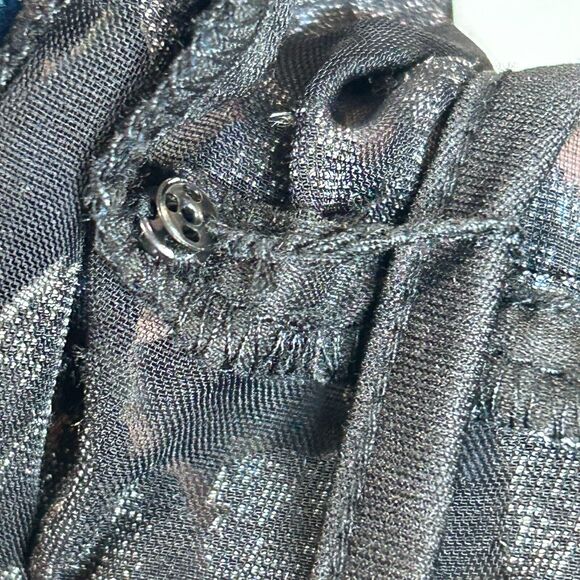 ModCloth Dramatic Depths Velvet Floral Dress Black Multicolor Women's Small NWT - Picture 10 of 12